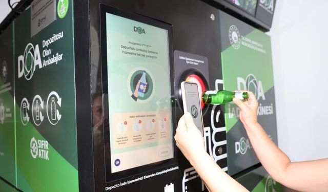 DOA sistemiyle 2 ayda 200 milyonu aşkın ambalaj toplandı
