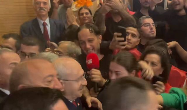 İstanbul'da Kılıçdaroğlu'na 'Kahraman Kemal' sloganlarıyla coşkulu karşılama