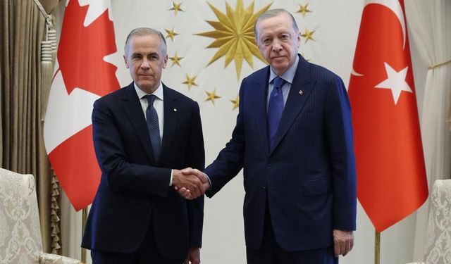Cumhurbaşkanı Erdoğan, Kanada Başbakanı Carney'i kabul etti