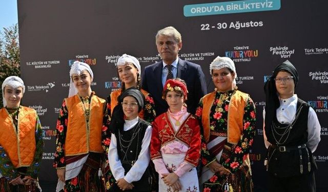 Maviyle yeşilin buluştuğu Ordu’da Türkiye Kültür Yolu Festivali zamanı