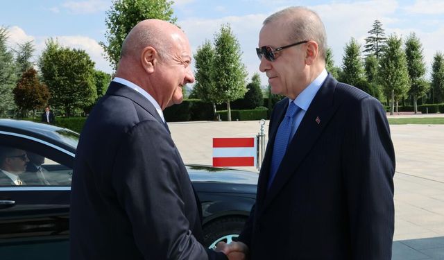 Cumhurbaşkanı Erdoğan, Avusturya Başbakanı Stocker'i karşıladı