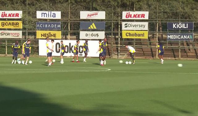 Fenerbahçe, Olimpik Lyon maçı hazırlıklarını tamamladı