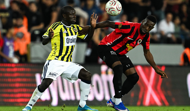 Fenerbahçe öne geçtiği maçı kaybetti