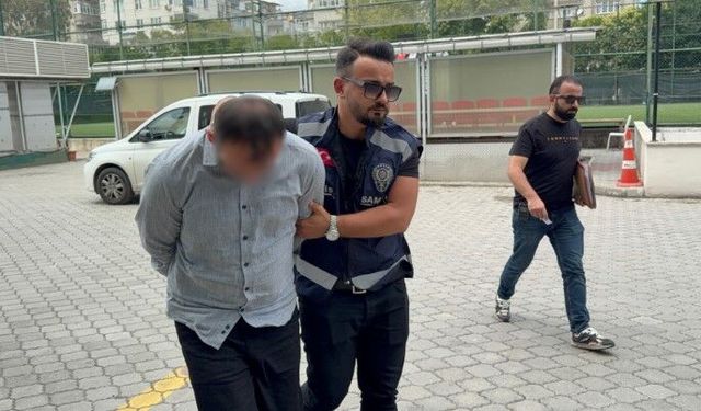 Semt pazarında elle tacize tutuklama