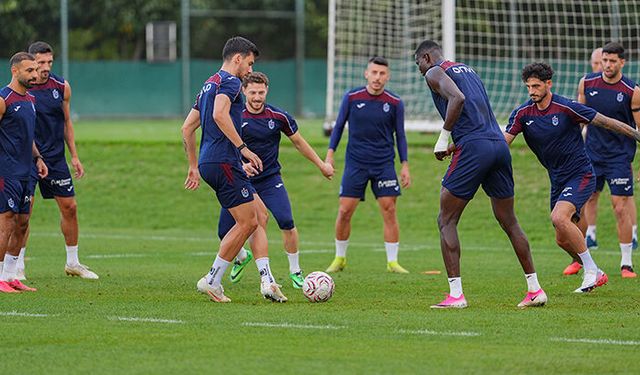 Trabzonspor, Ferencvaros maçı hazırlıklarına devam etti