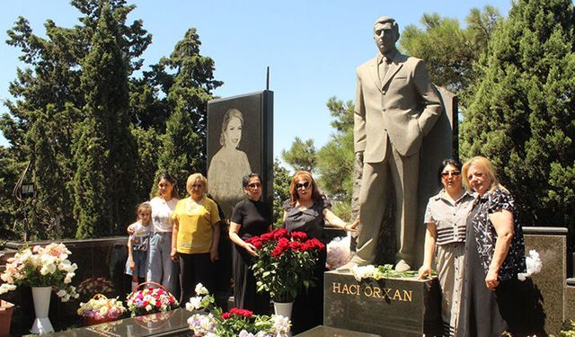 Zarife Guliyeva’nın oğlu mezarı başında anıldı