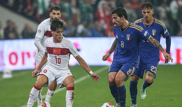 A Milli Futbol Takımı, İtalya'ya farklı kaybetti