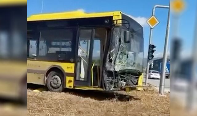 Bursa’da korkunç kaza! Belediye otobüsündeki yolcular ölümden döndü