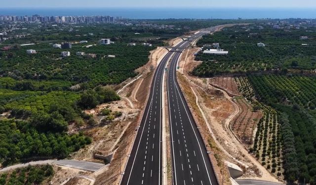 2,5 saatlik yol 18 dakikaya düşecek! Çeşmeli-Kızkalesi Otoyolu'nda sona doğru