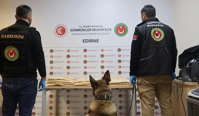 Kapıkule'de 50 kilogram uyuşturucu ele geçirildi