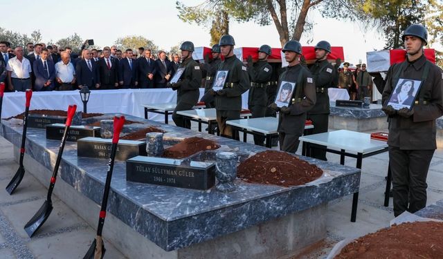 KKTC'de Atlılar Katliamı şehitleri, 52 yıl sonra son yolculuklarına uğurlandı