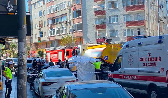 Küçükçekmece’de feci kaza: Su tankerinin altında kalan kadın hayatını kaybetti