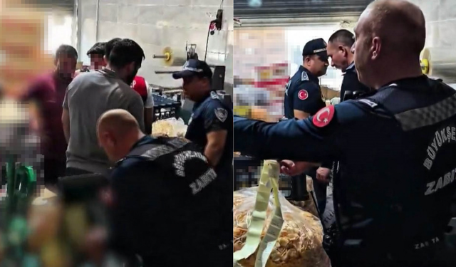 Gaziantep'te pes dedirten manzara! Bozulmuş, tarihi geçmiş ve değiştirilmiş 2 kamyon cips ve şekerleme ele geçirildi