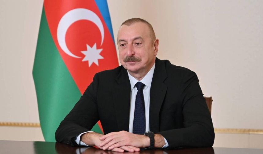 Azerbaycan Cumhurbaşkanı Aliyev'den Cumhurbaşkanı Erdoğan'a teşekkür mesajı