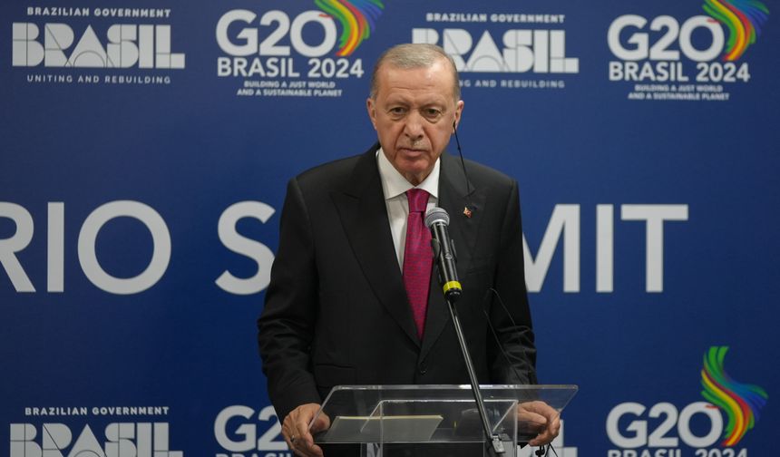 Cumhurbaşkanı Erdoğan'dan G20 Liderler Zirvesi paylaşımı