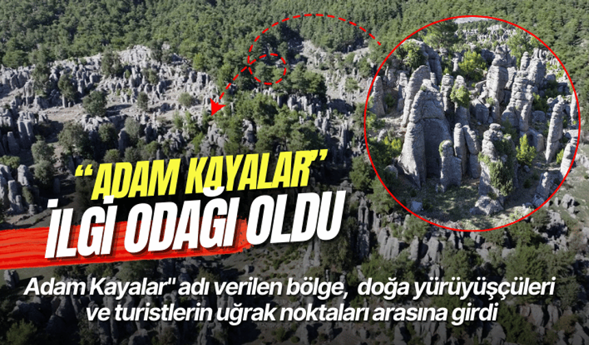 Antalya’daki "Adam Kayalar" turistlerin uğrak noktası oldu