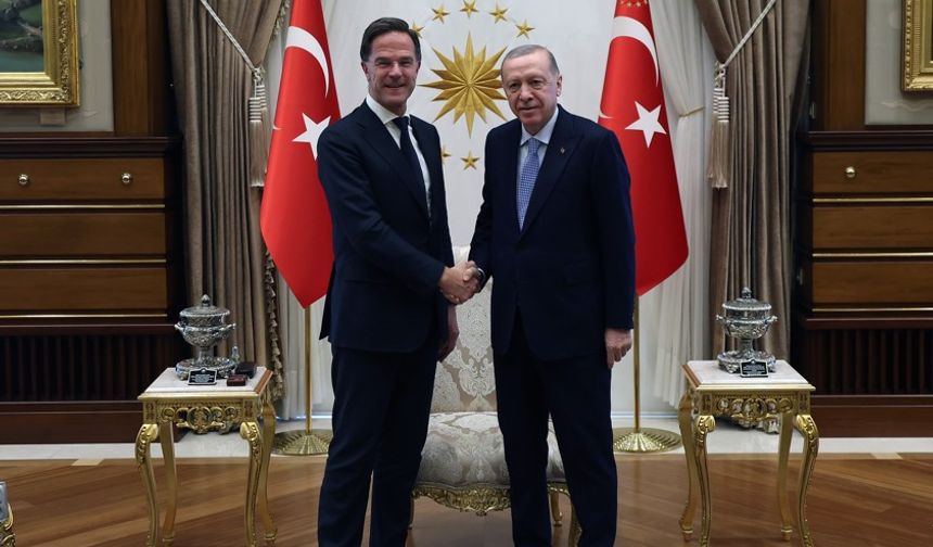 Cumhurbaşkanı Erdoğan'dan NATO teması: Mark Rutte ile görüştü