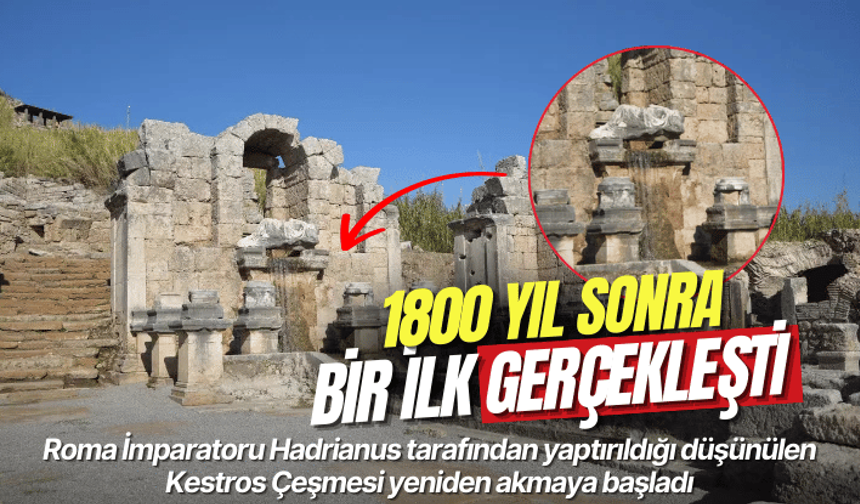 Antalya’da 1800 yıl sonra bir ilk gerçekleşti