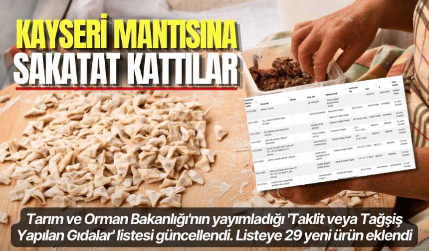 Izgara köfteye kanatlı et, Kayseri mantısına sakatat kattılar