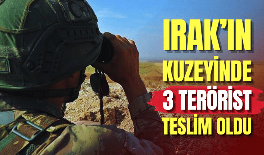 MSB: 3 PKK’lı terörist daha teslim oldu