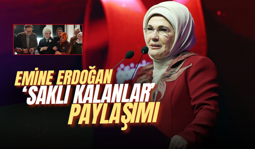 Emine Erdoğan ‘Saklı Kalanlar’ sergisine ilişkin paylaşım yaptı