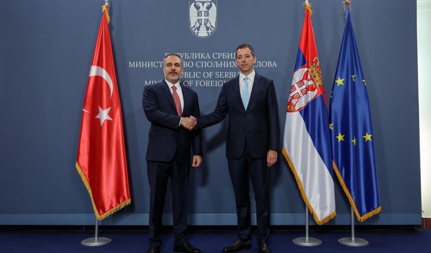 Bakan Fidan, Sırbistanlı mevkidaşı Djuric ile görüştü