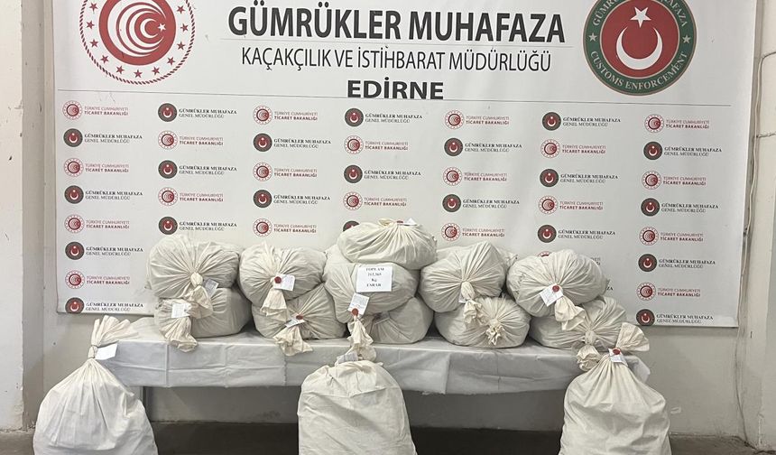 Kapıkule'de 212 kilo uyuşturucu ele geçirildi