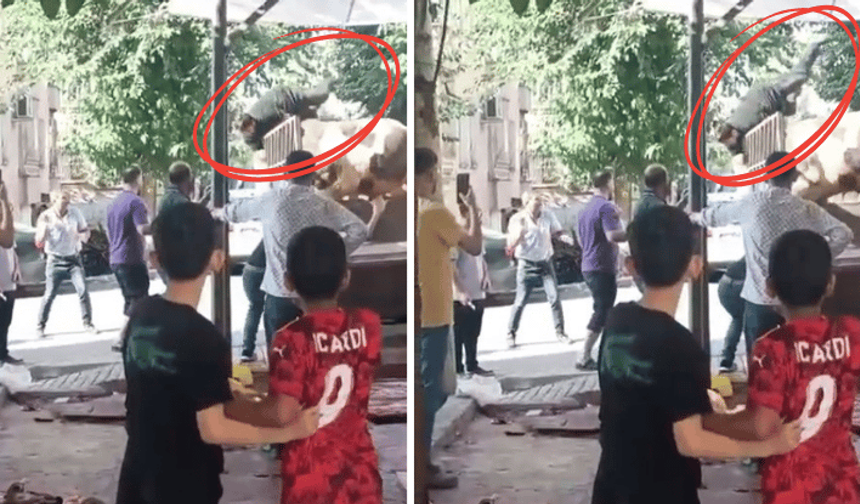 Şanlıurfa’da kızgın boğa kasaba saldırdı