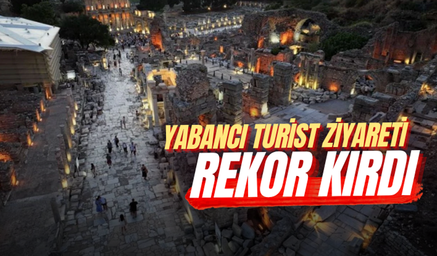Yabancı turist ziyareti nisanda rekor kırdı