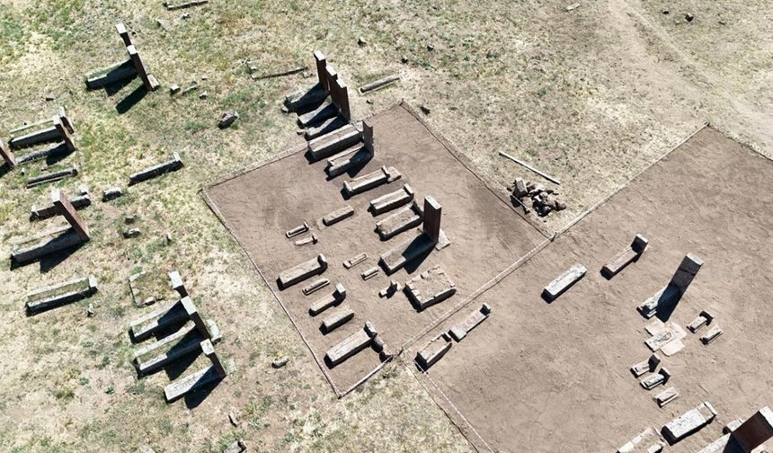 Alanında uzman akademisyenlerce 11 Haziran'dan bu yana mezarlığın 1200 metrekarelik kısmında yapılan kazılarda tamamen veya kısmen toprak altında olan 8'i çocuk 22 yeni mezar ortaya çıkarıldı, blokaj ve birleştirme yönetimiyle de 51 taş restore edildi.
