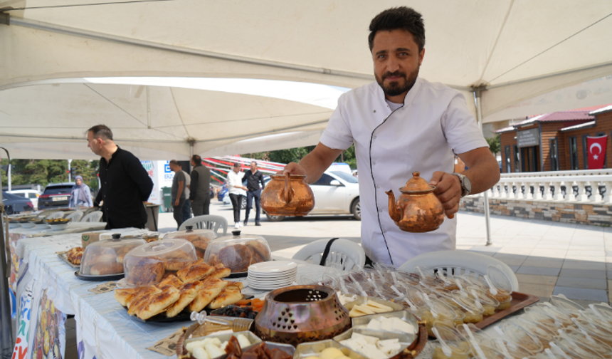 Erzurum Kahvaltı Festivali’nde görsel şölen yaşandı