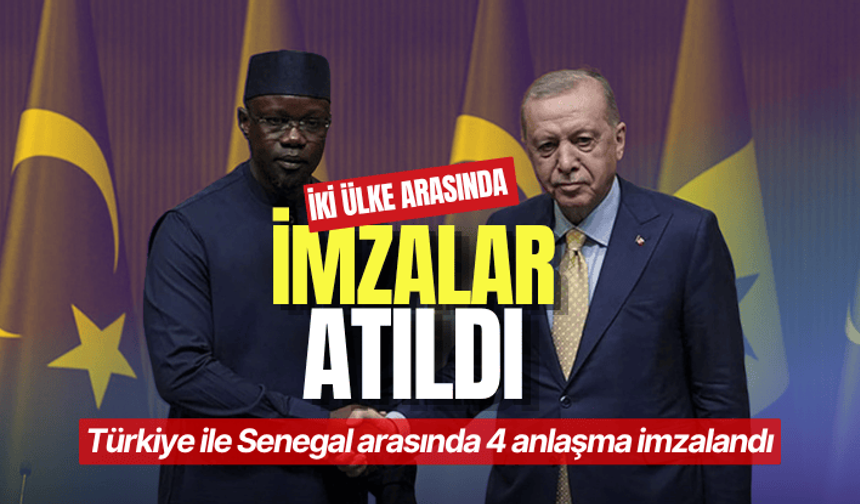 Türkiye ile Senegal arasında 4 anlaşma imzalandı