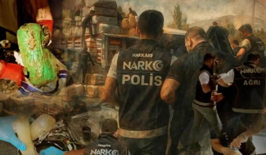 73 ilde uyuşturucu tacirlerine operasyon! Bin 695 şüpheli yakalandı