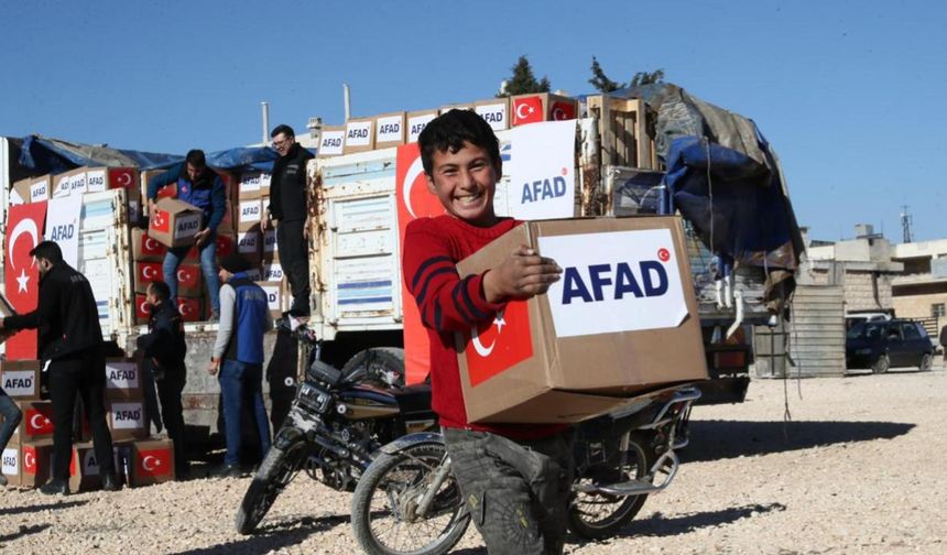 AFAD: Şefkat elimiz 5 kıtada 83 ülkeye ulaştırıldı