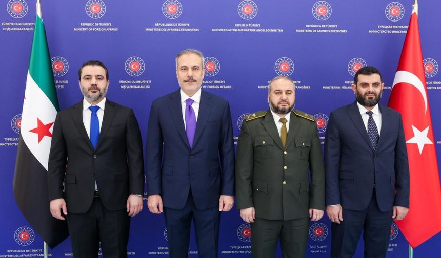 Bakan Fidan, Suriyeli bakanlar ile görüştü
