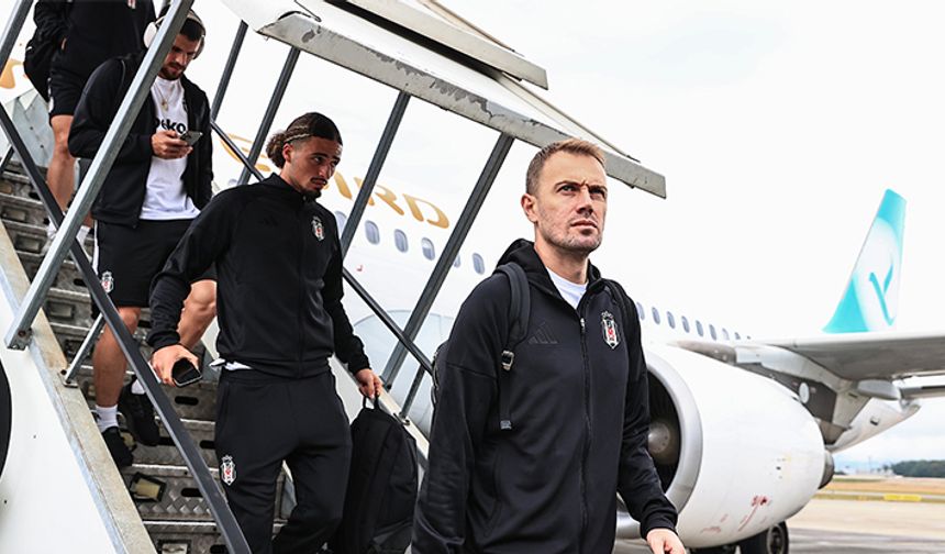 Beşiktaş, Lausanne maçı için İsviçre'ye geldi
