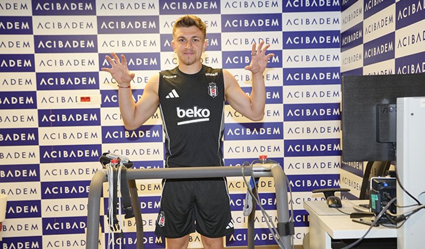 Beşiktaş’ın yeni transferi Rıdvan Yılmaz, sağlık kontrolünden geçti