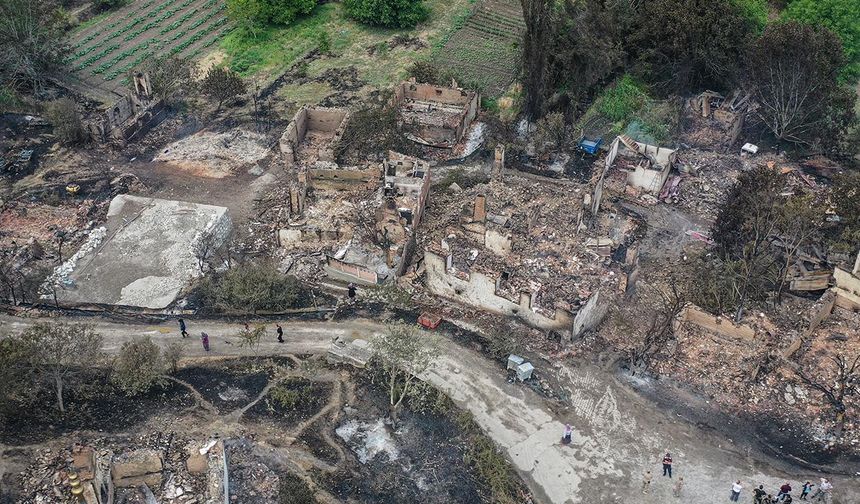 Orman yangınlarında ağır hasar gören 350 konut yapılacak