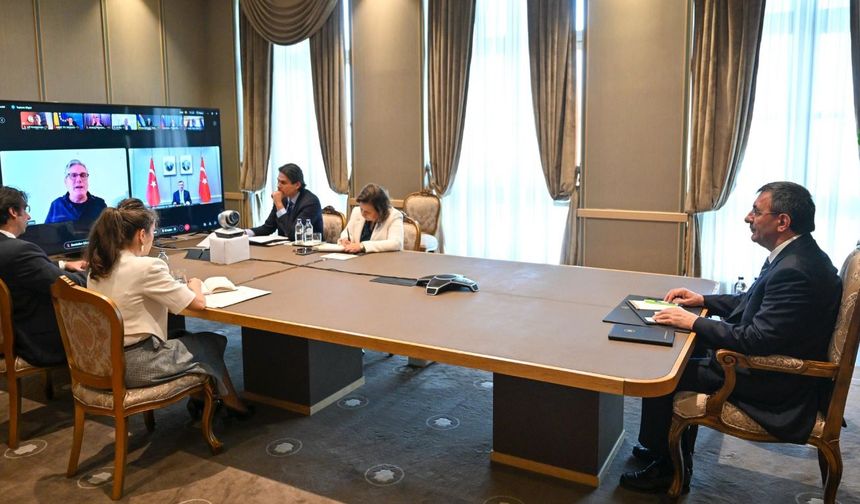 Cevdet Yılmaz, Ukrayna konusundaki "Gönüllüler Koalisyonu Liderler Toplantısı"na katıldı