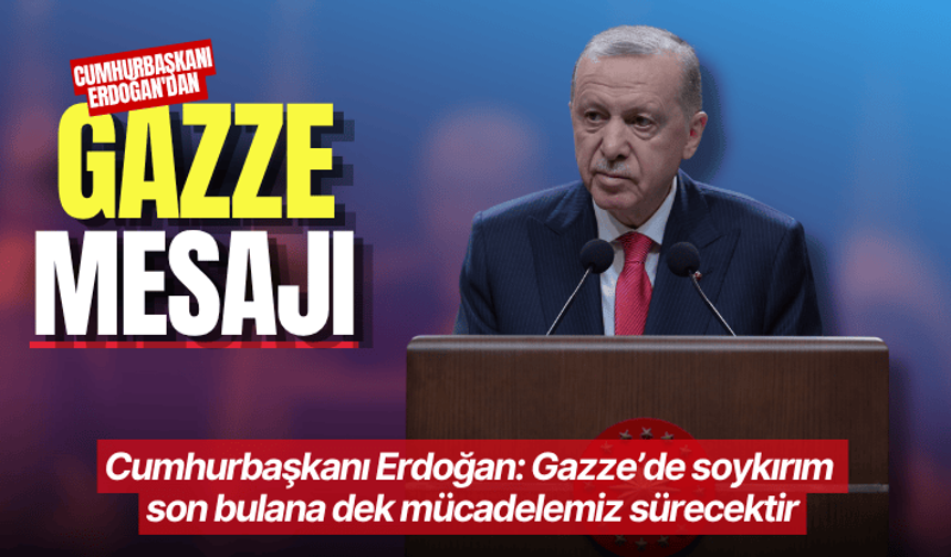 Cumhurbaşkanı Erdoğan, basın toplantısında açıklamalarda bulunuyor