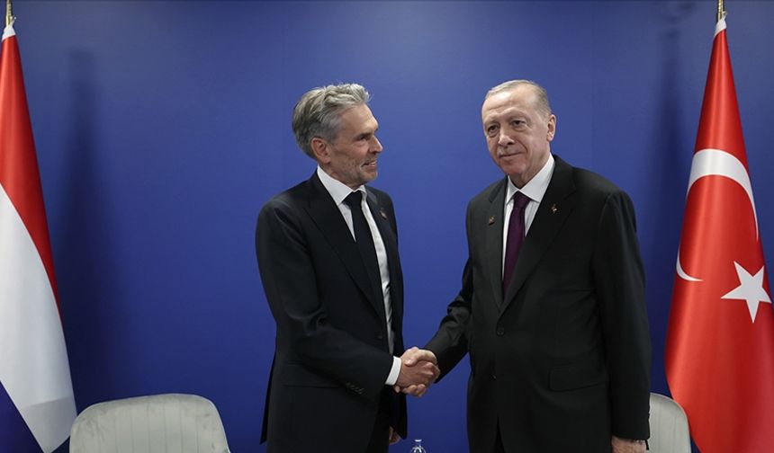 Cumhurbaşkanı Erdoğan, Hollanda Başbakanı ile görüştü