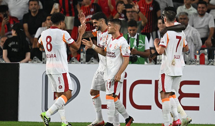 Galatasaray, sezonun açılış maçında Gaziantep FK’yi 3-0 mağlup etti