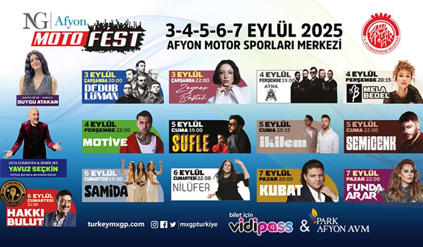NG Afyon Motofest’te müzik, şov ve eğlence bir arada