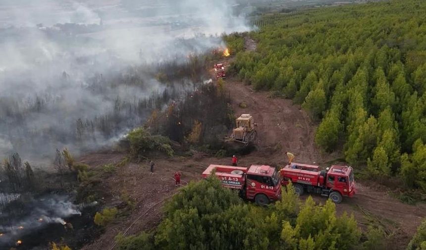 Osmaniye'de yangına müdahaleye giden arazöz devrildi: 1 işçi şehit oldu