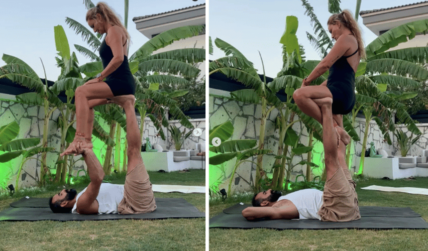 Pınar Altuğ yayınladığı yoga videosu gündem oldu
