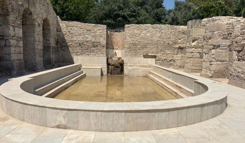 Stratonikeia’da 1900 yıl sonra Frigidarium yeniden canlandı