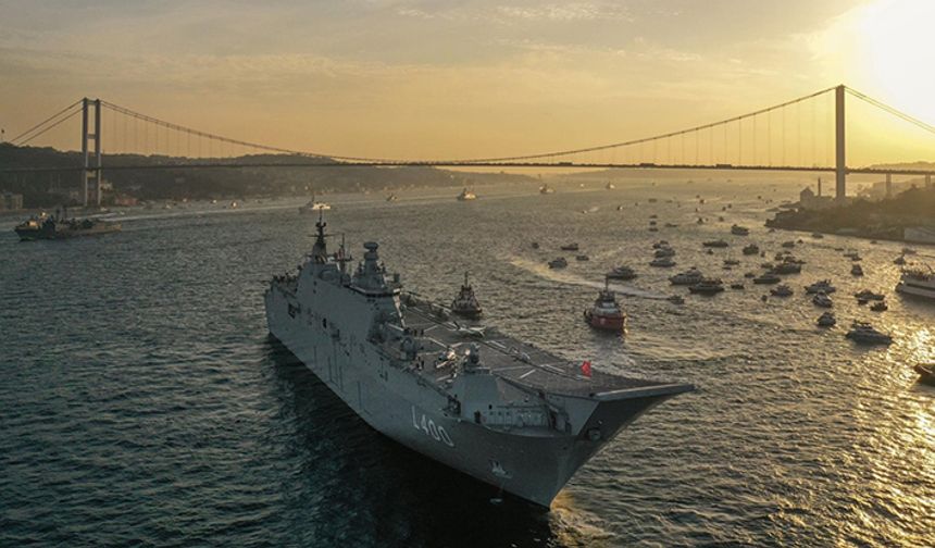 TEKNOFEST Mavi Vatan kapsamında, İstanbul Boğazı'nda geçit töreni gerçekleştirilecek