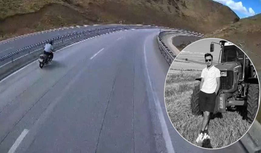 Genç sürücü yeni motosikletiyle can verdi