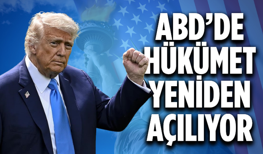 ABD'de 40 günlük kriz aşıldı! Hükümet yeniden açılıyor