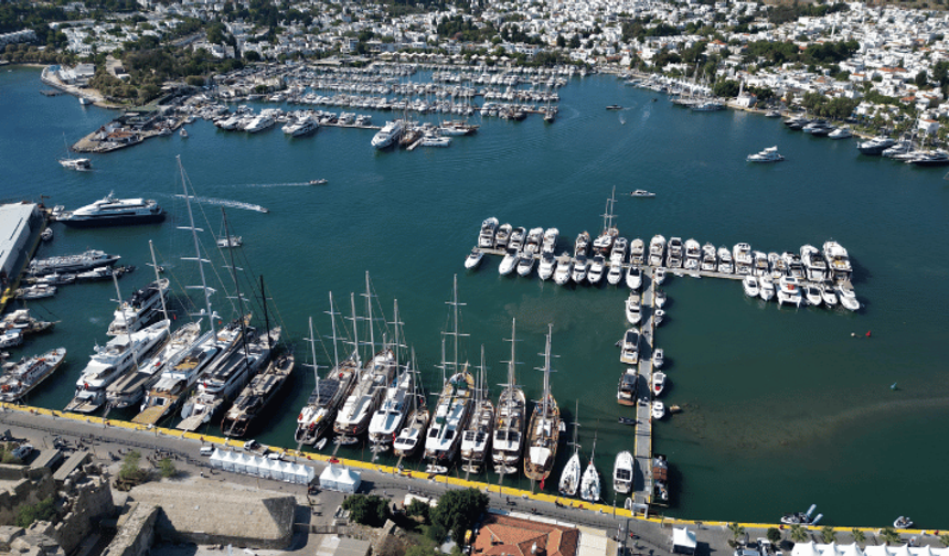 Bodrum'da deniz turizminin yeni sezon hazırlıkları başladı